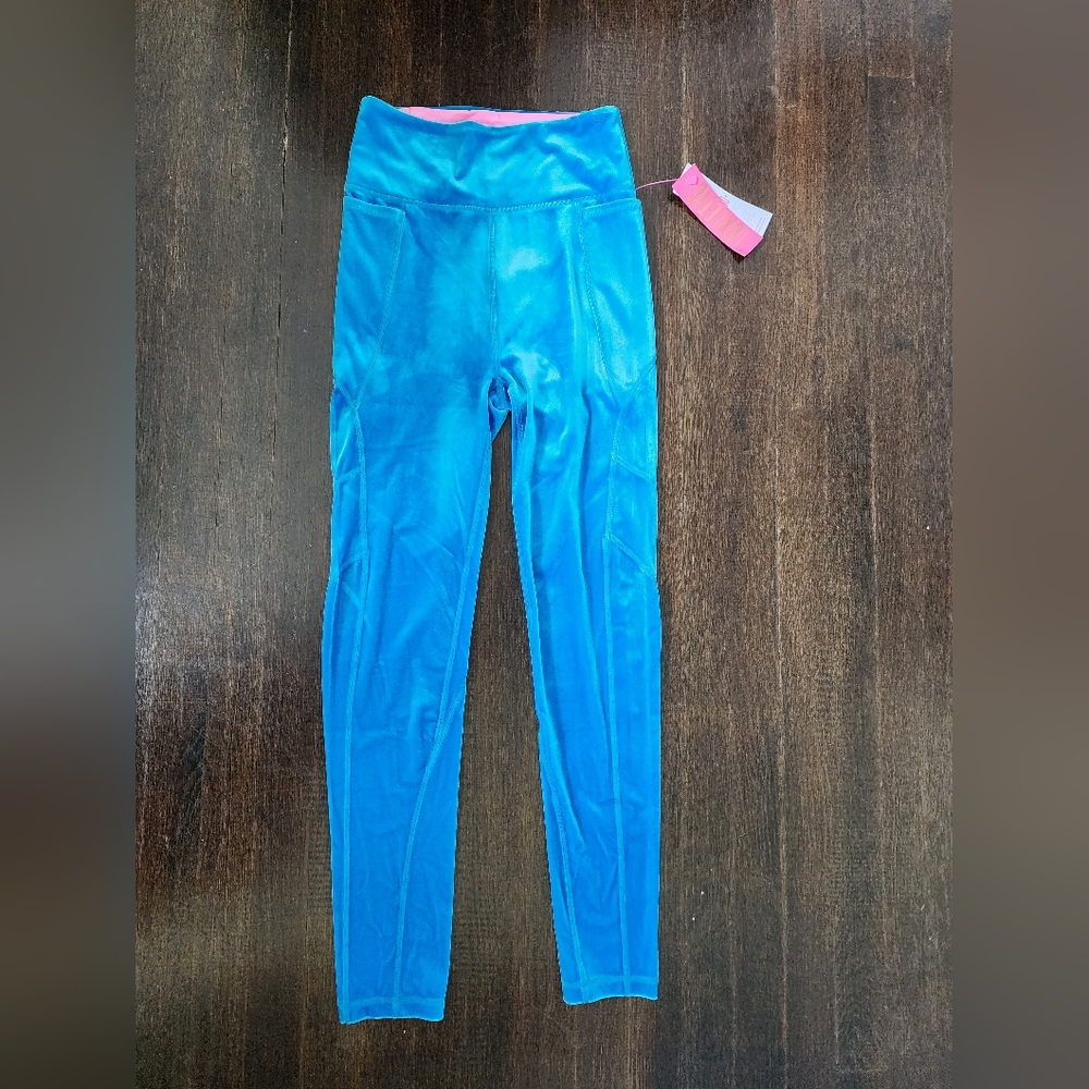 Lilly Pulitzer Weekender Luxletic High Rise Velour Leggings & Cassis Top Set NWT - Picture 12 of 16